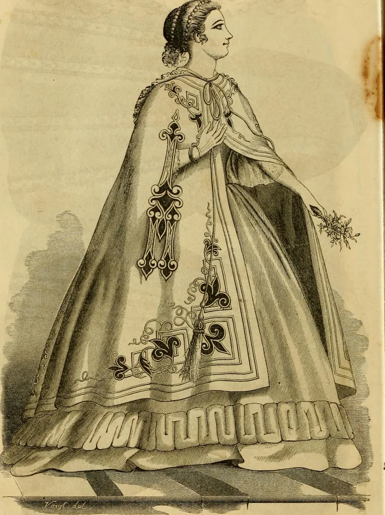 An illustration from Godey's lady's book 1863 Jan -June; Jul - Dec, 1863, leaf 396