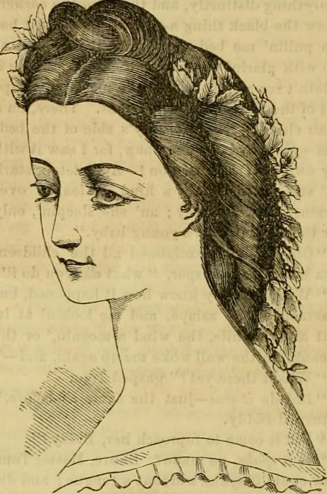 An illustration from Godey's lady's book 1863 Jan -June; Jul - Dec, 1863, leaf 454