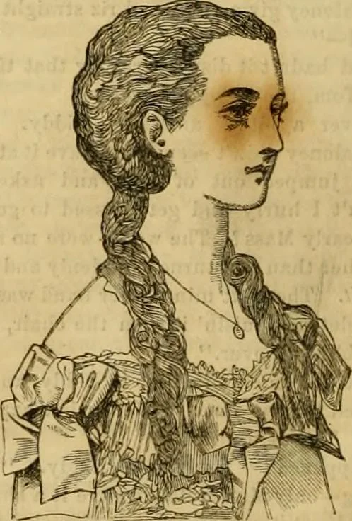 An illustration from Godey's lady's book 1863 Jan -June; Jul - Dec, 1863, leaf 454