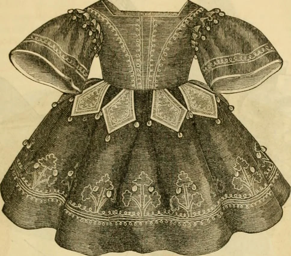 An illustration from Godey's lady's book 1863 Jan -June; Jul - Dec, 1863, leaf 455