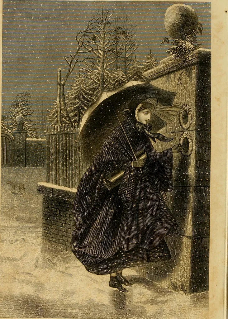 An illustration from Godey's lady's book 1863 Jan -June; Jul - Dec, 1863, leaf 484