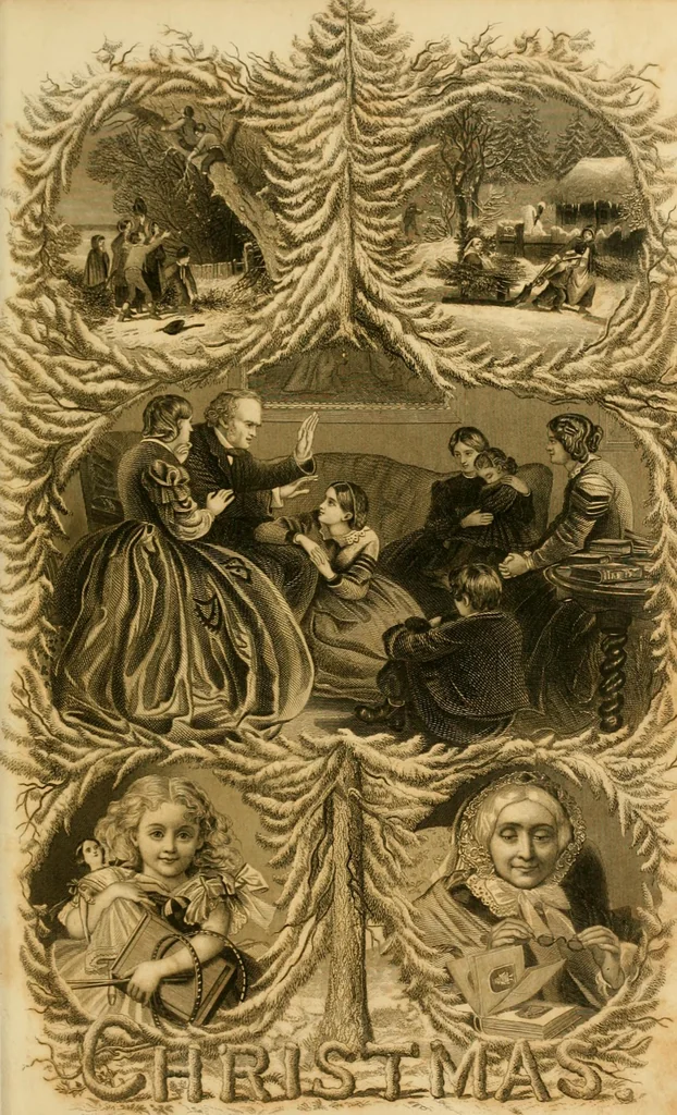 An illustration from Godey's lady's book 1863 Jan -June; Jul - Dec, 1863, leaf 485