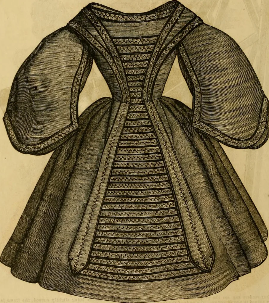 An illustration from Godey's lady's book 1863 Jan -June; Jul - Dec, 1863, leaf 496