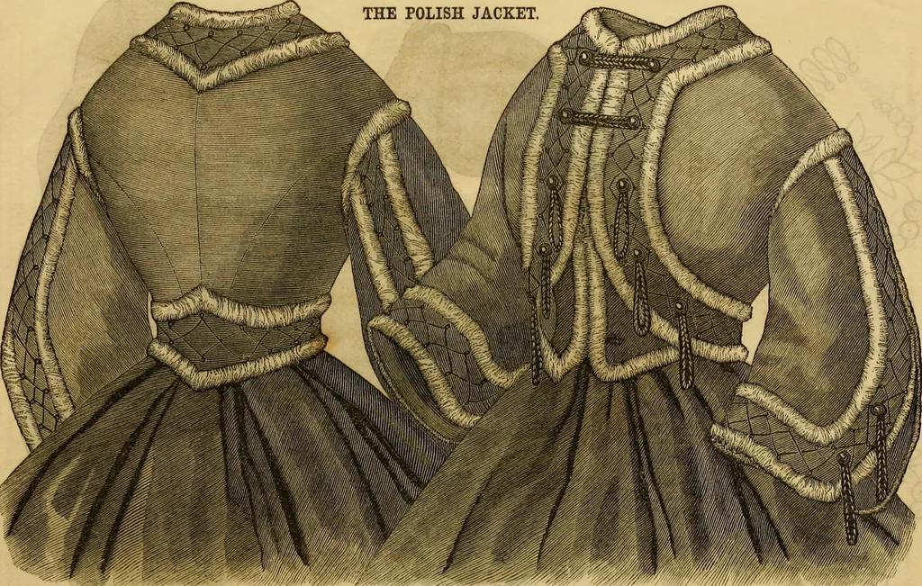 An illustration from Godey's lady's book 1863 Jan -June; Jul - Dec, 1863, leaf 498