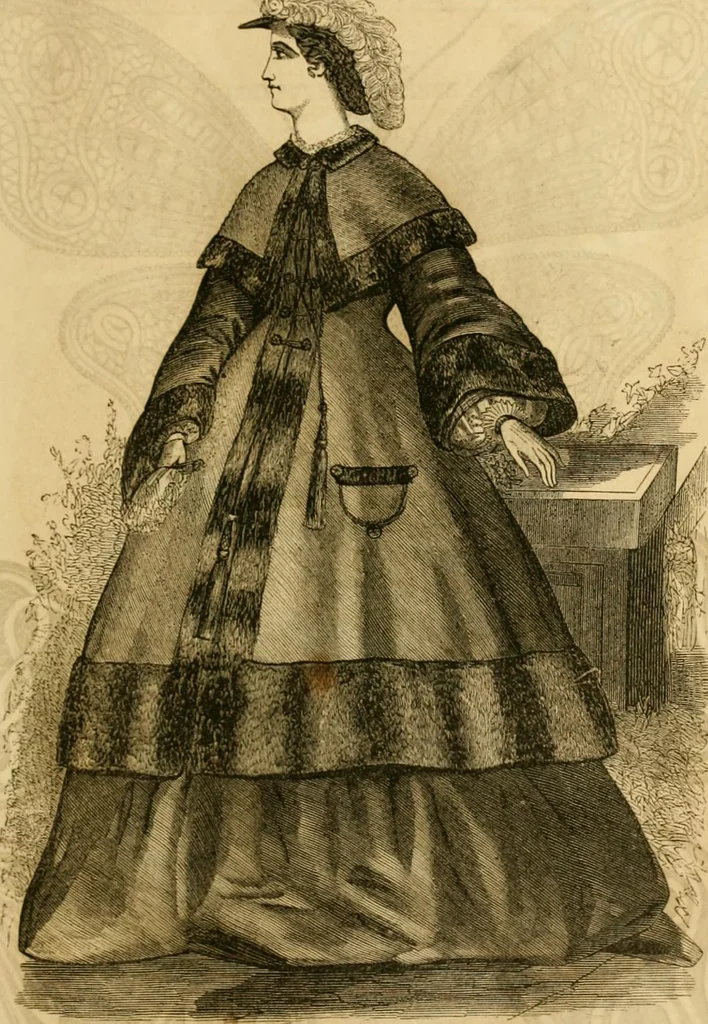 An illustration from Godey's lady's book 1863 Jan -June; Jul - Dec, 1863, leaf 499