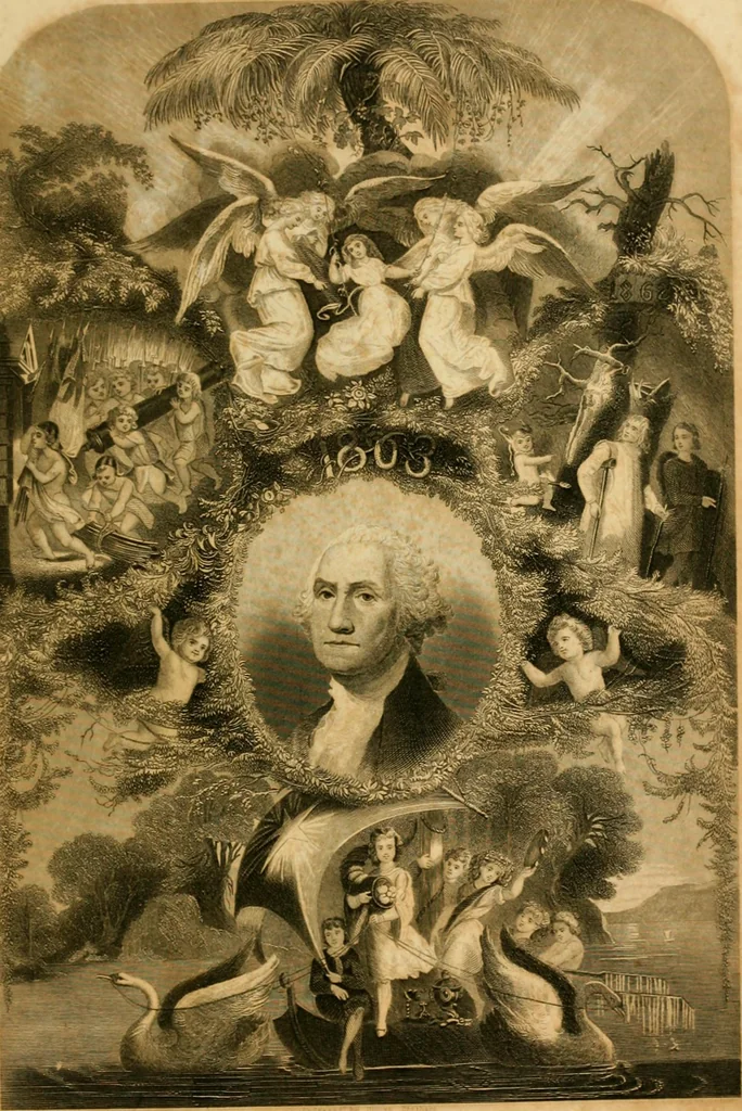 An illustration from Godey's lady's book 1863 Jan -June; Jul - Dec, 1863, leaf 611