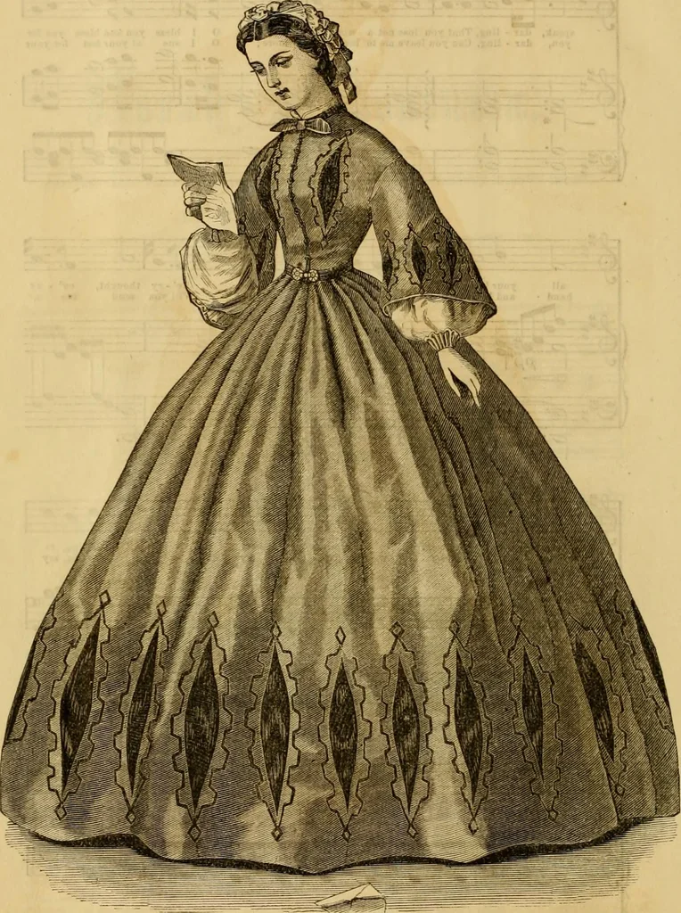 An illustration from Godey's lady's book 1863 Jan -June; Jul - Dec, 1863, leaf 622