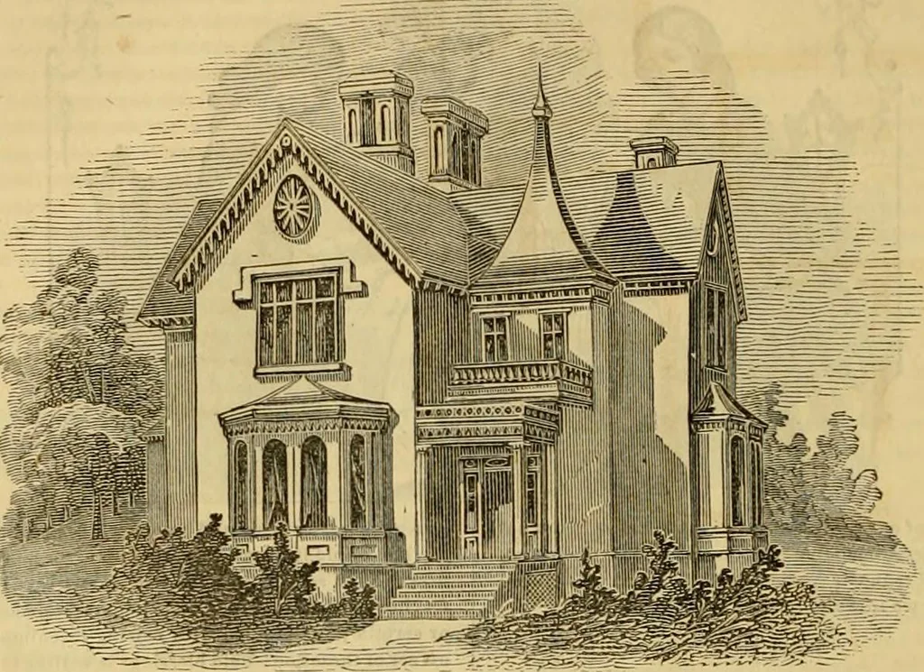 An illustration from Godey's lady's book 1863 Jan -June; Jul - Dec, 1863, leaf 708