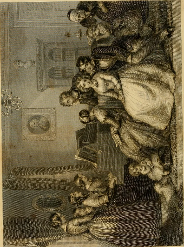 An illustration from Godey's lady's book 1863 Jan -June; Jul - Dec, 1863, leaf 714