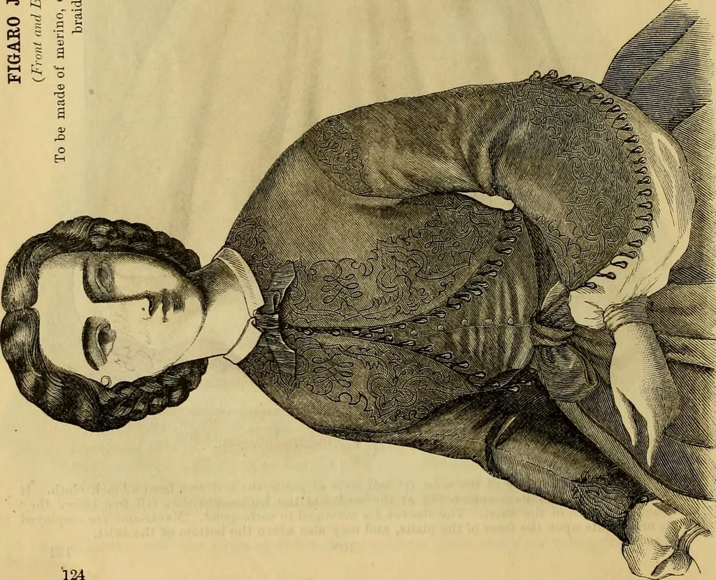 An illustration from Godey's lady's book 1863 Jan -June; Jul - Dec, 1863, leaf 724