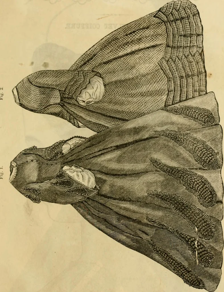 An illustration from Godey's lady's book 1863 Jan -June; Jul - Dec, 1863, leaf 725