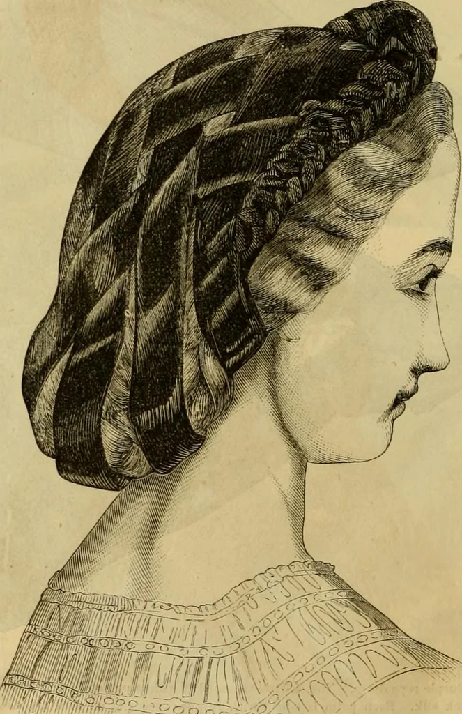 An illustration from Godey's lady's book 1863 Jan -June; Jul - Dec, 1863, leaf 726