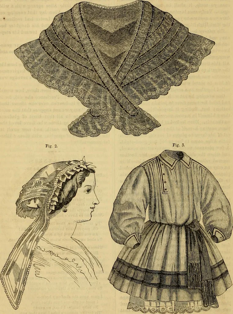 An illustration from Godey's lady's book 1863 Jan -June; Jul - Dec, 1863, leaf 784