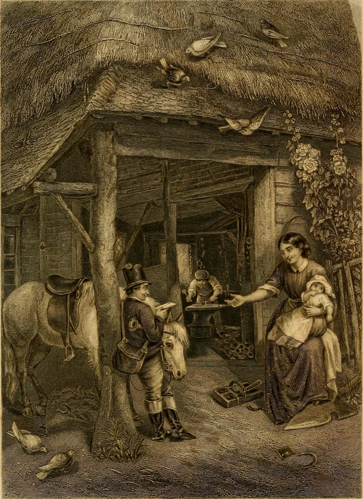 An illustration from Godey's lady's book 1863 Jan -June; Jul - Dec, 1863, leaf 816