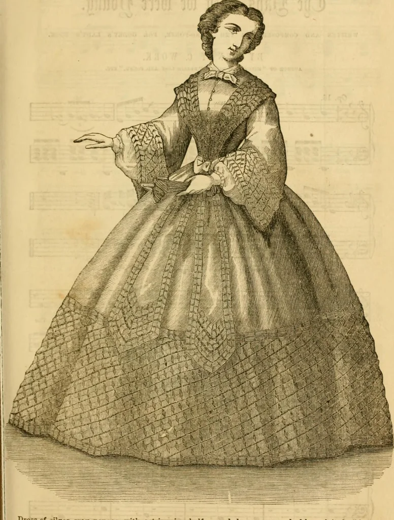 An illustration from Godey's lady's book 1863 Jan -June; Jul - Dec, 1863, leaf 819
