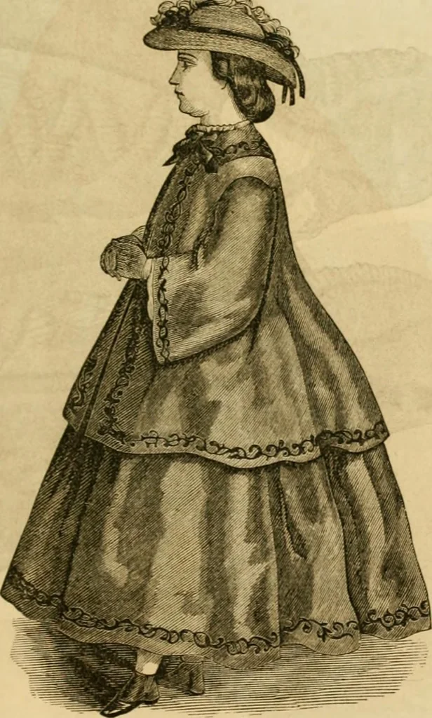 An illustration from Godey's lady's book 1863 Jan -June; Jul - Dec, 1863, leaf 823