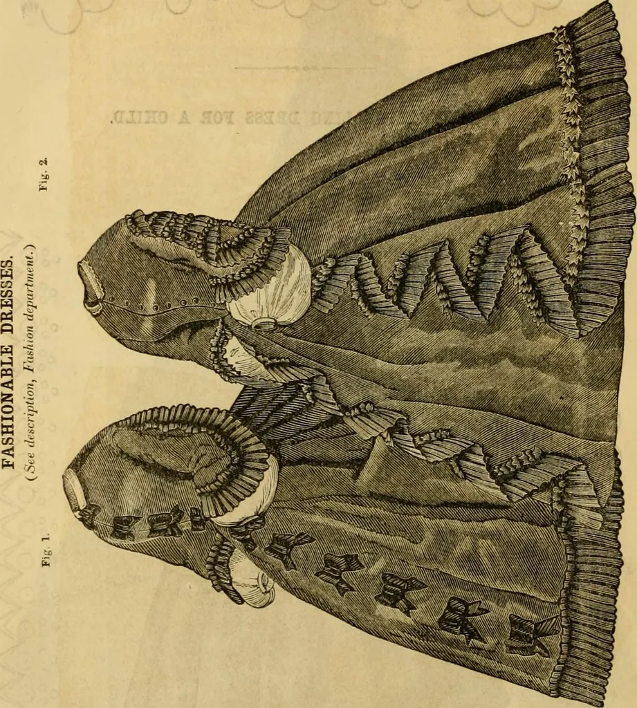 An illustration from Godey's lady's book 1863 Jan -June; Jul - Dec, 1863, leaf 824