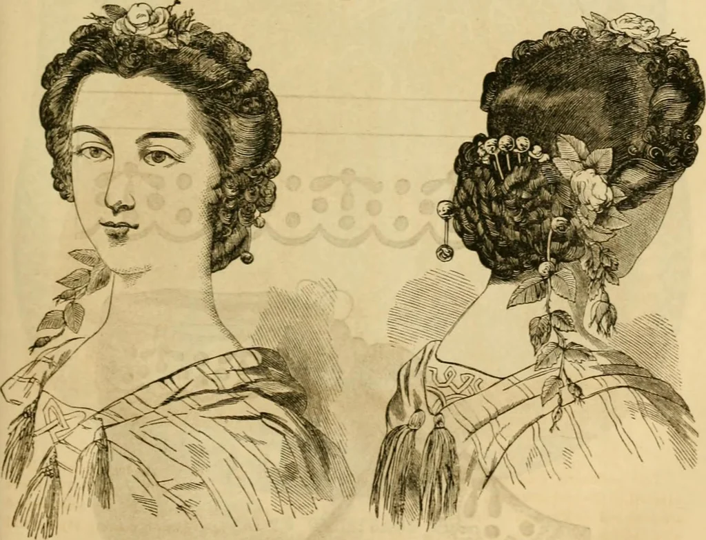 An illustration from Godey's lady's book 1863 Jan -June; Jul - Dec, 1863, leaf 827
