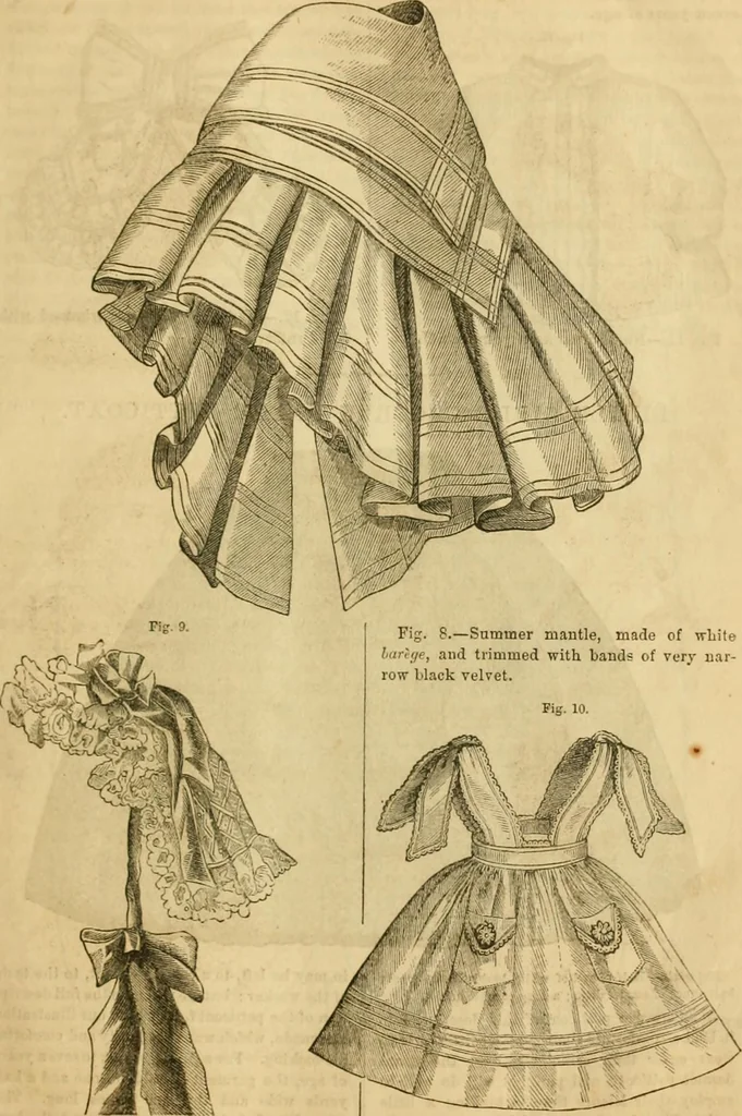 An illustration from Godey's lady's book 1863 Jan -June; Jul - Dec, 1863, leaf 83