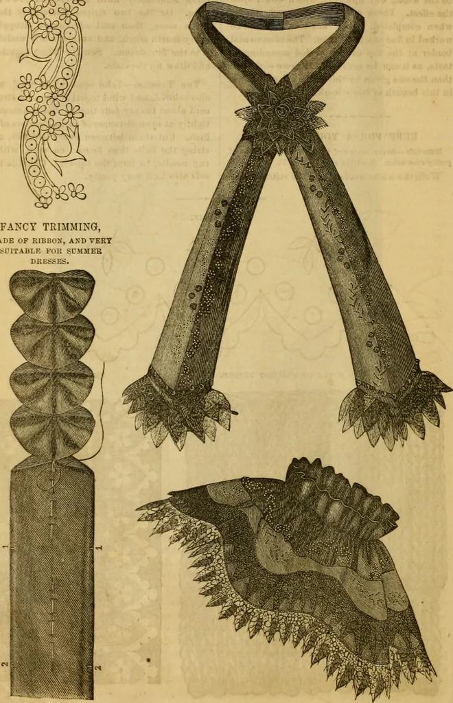 An illustration from Godey's lady's book 1863 Jan -June; Jul - Dec, 1863, leaf 90