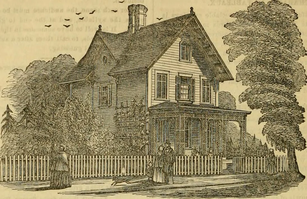 An illustration from Godey's lady's book 1863 Jan -June; Jul - Dec, 1863, leaf 910