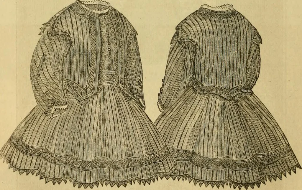 An illustration from Godey's lady's book 1863 Jan -June; Jul - Dec, 1863, leaf 984
