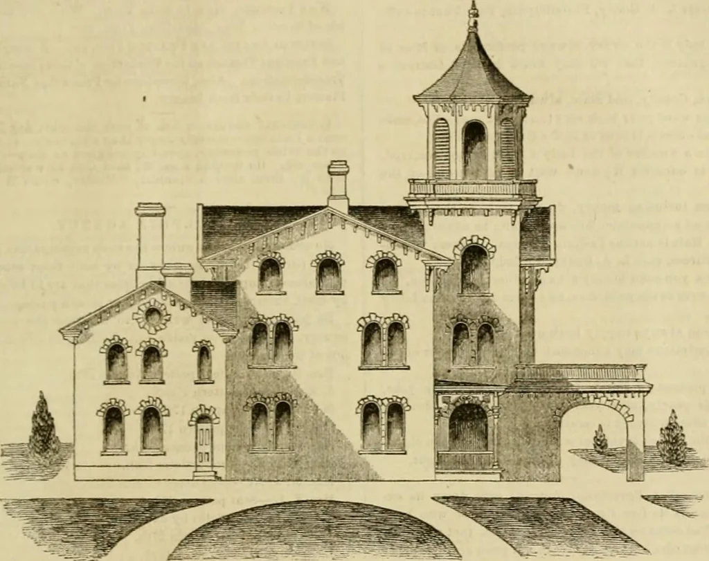 An illustration from Godey's lady's book 1864 Jan -June; Jul - Dec, 1864, leaf 1017