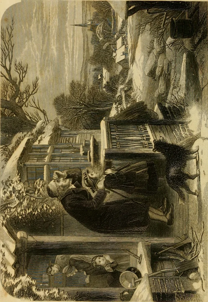An illustration from Godey's lady's book 1864 Jan -June; Jul - Dec, 1864, leaf 1022