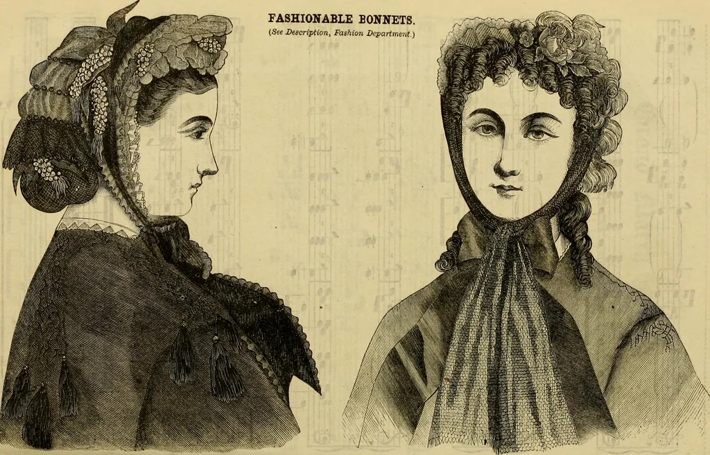 An illustration from Godey's lady's book 1864 Jan -June; Jul - Dec, 1864, leaf 1040