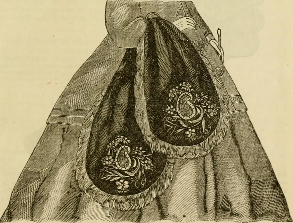 An illustration from Godey's lady's book 1864 Jan -June; Jul - Dec, 1864, leaf 1089