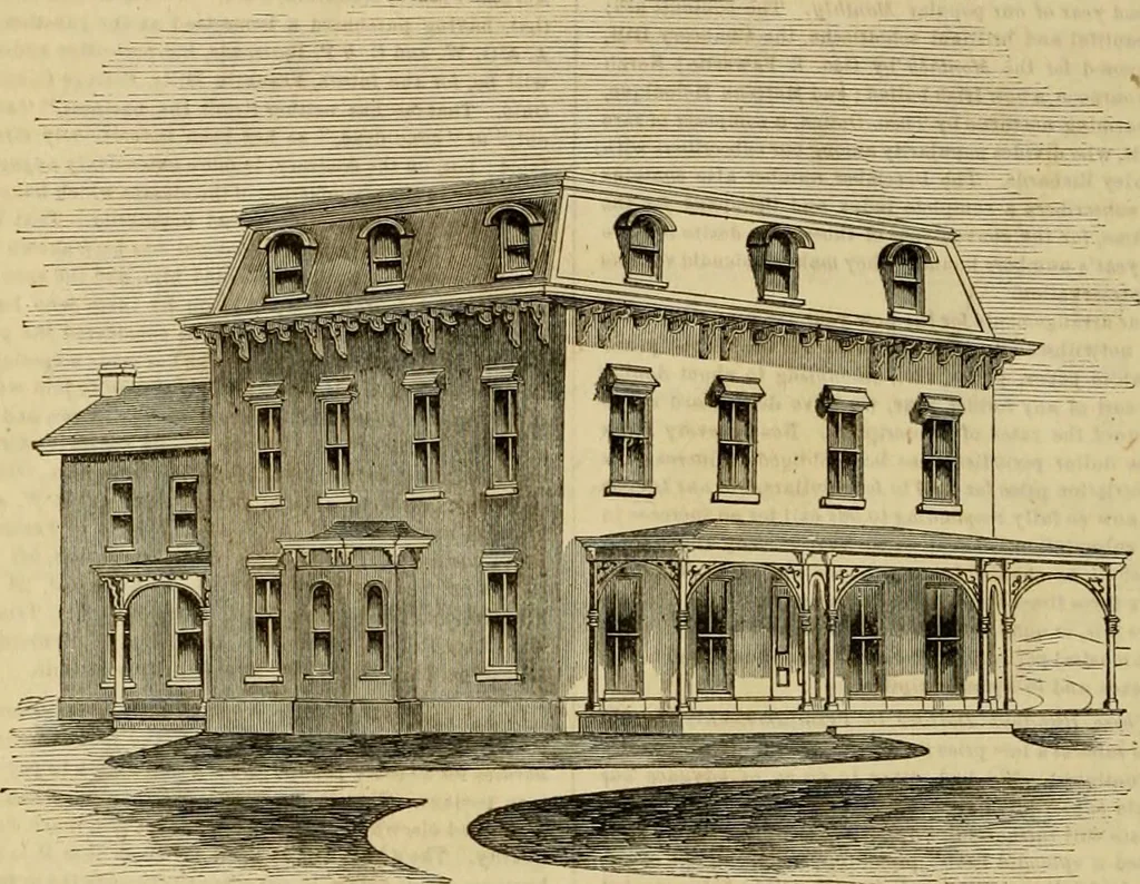An illustration from Godey's lady's book 1864 Jan -June; Jul - Dec, 1864, leaf 1104