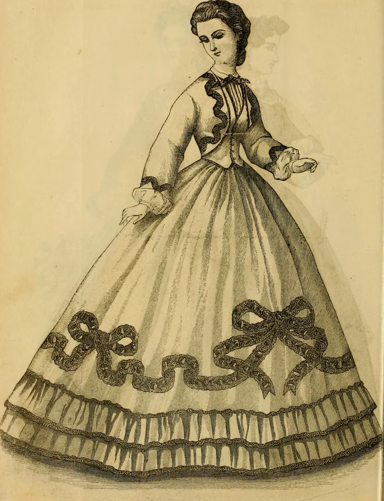 An illustration from Godey's lady's book 1864 Jan -June; Jul - Dec, 1864, leaf 118
