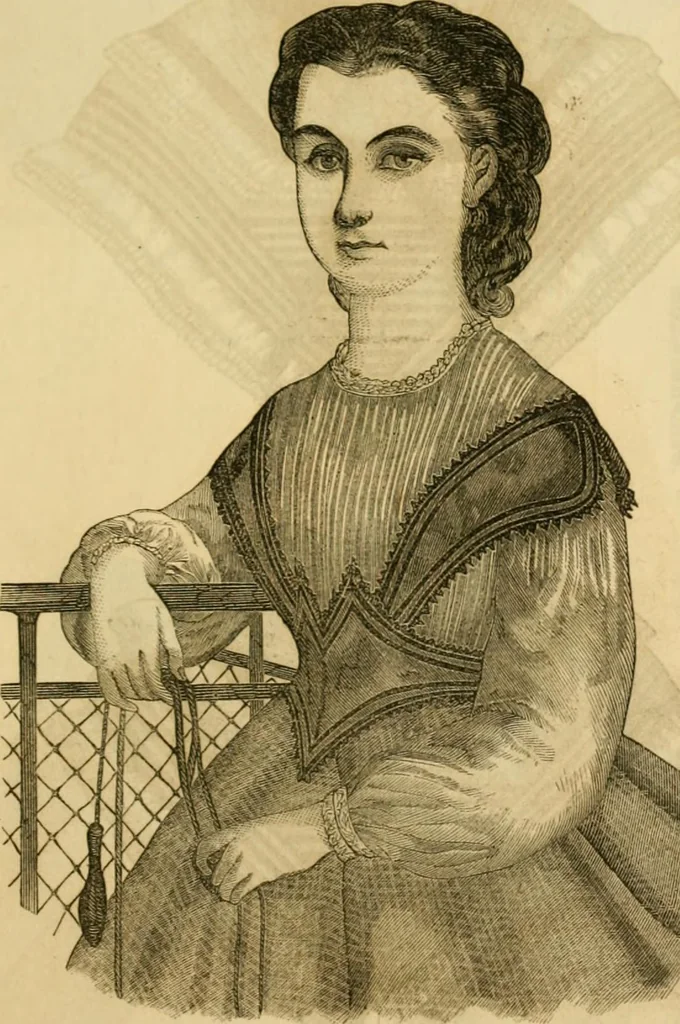 An illustration from Godey's lady's book 1864 Jan -June; Jul - Dec, 1864, leaf 123