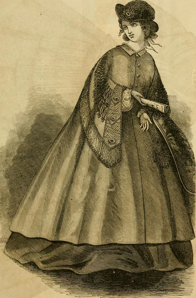An illustration from Godey's lady's book 1864 Jan -June; Jul - Dec, 1864, leaf 19