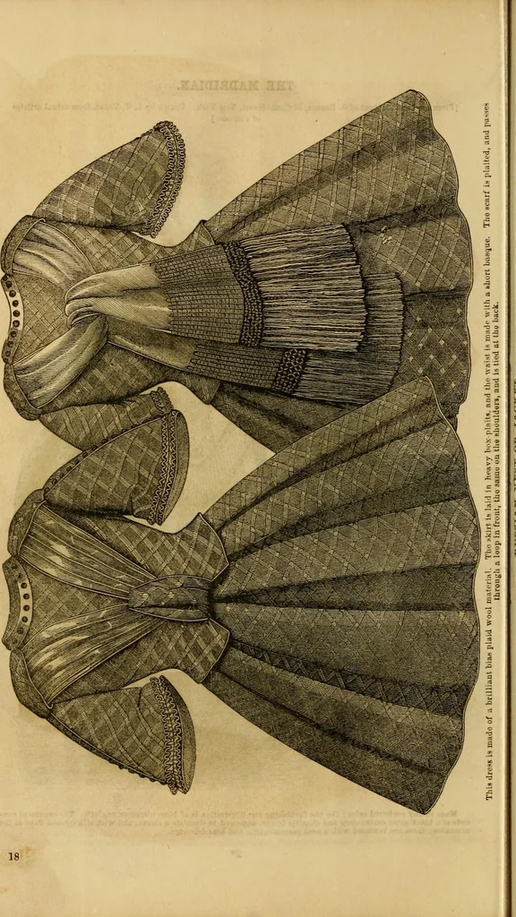 An illustration from Godey's lady's book 1864 Jan -June; Jul - Dec, 1864, leaf 20