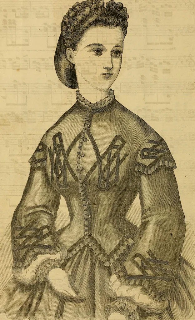 An illustration from Godey's lady's book 1864 Jan -June; Jul - Dec, 1864, leaf 218