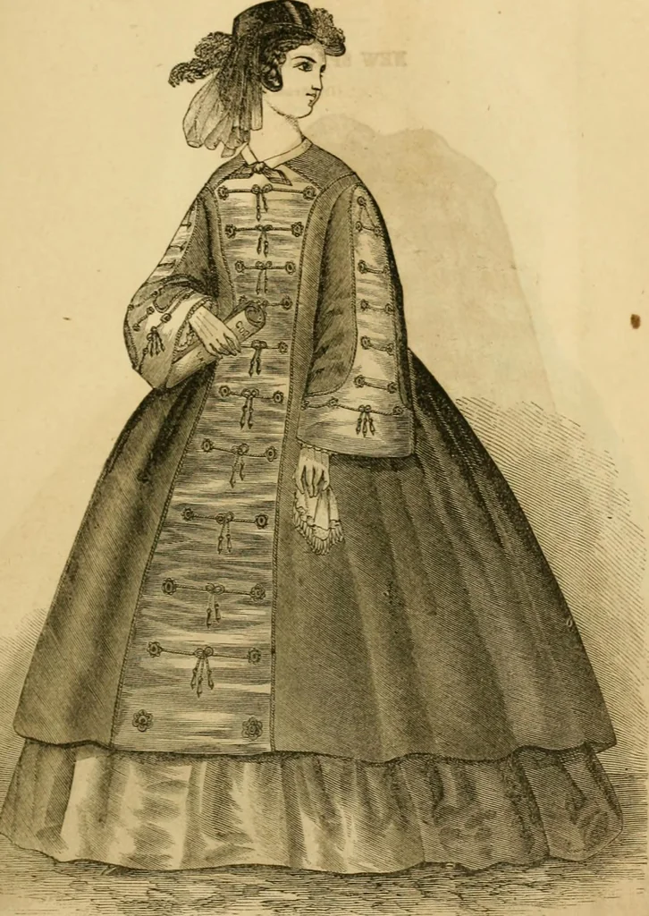An illustration from Godey's lady's book 1864 Jan -June; Jul - Dec, 1864, leaf 221