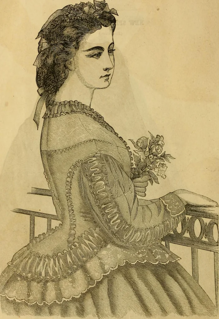 An illustration from Godey's lady's book 1864 Jan -June; Jul - Dec, 1864, leaf 224