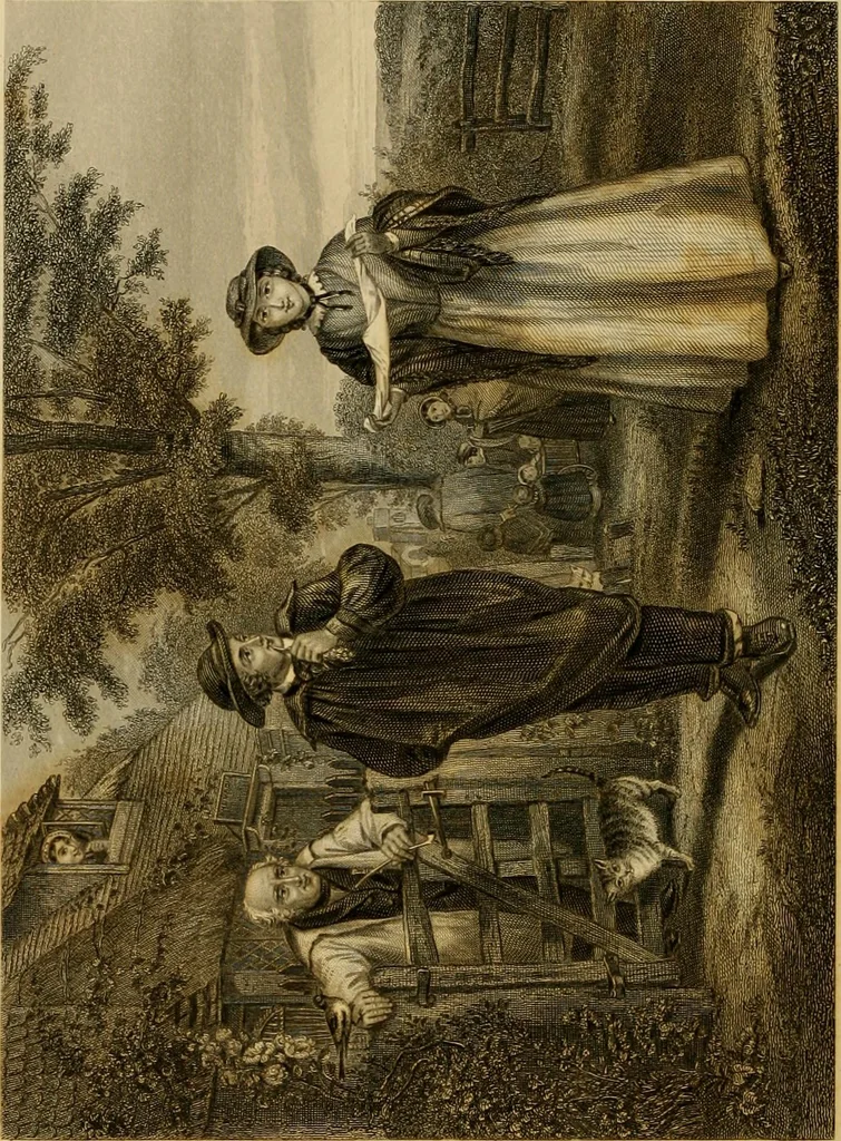 An illustration from Godey's lady's book 1864 Jan -June; Jul - Dec, 1864, leaf 312