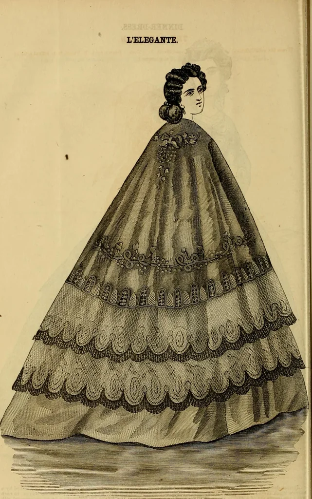 An illustration from Godey's lady's book 1864 Jan -June; Jul - Dec, 1864, leaf 318
