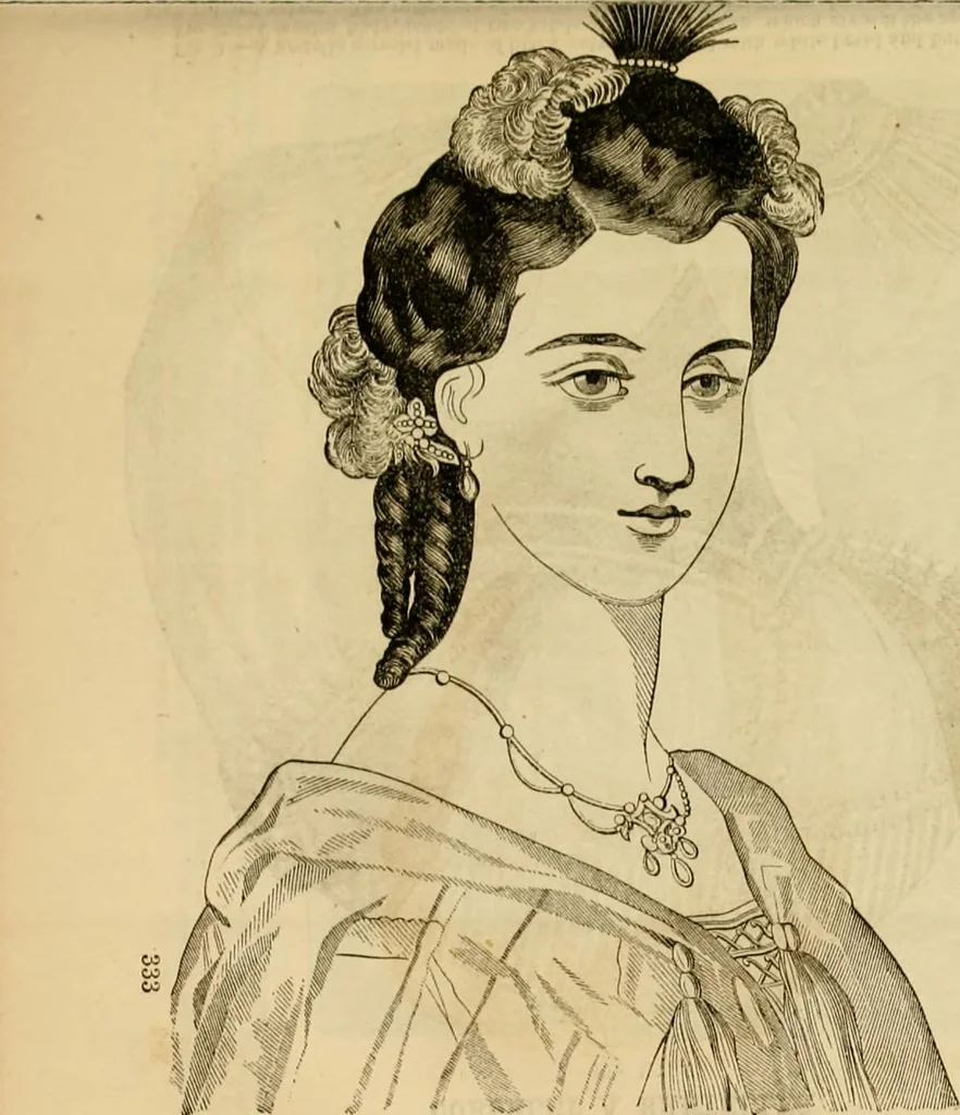 An illustration from Godey's lady's book 1864 Jan -June; Jul - Dec, 1864, leaf 321