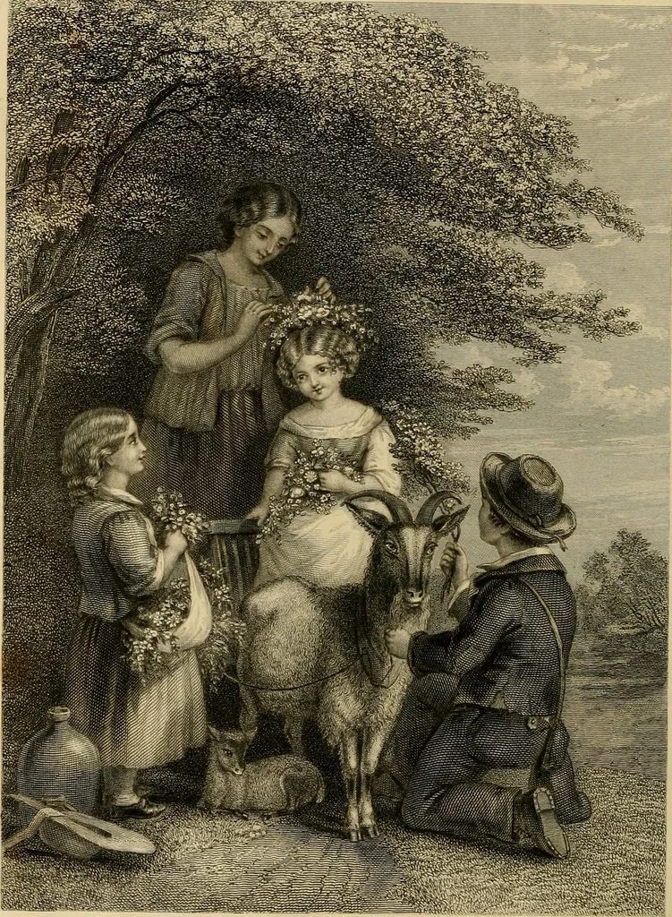 An illustration from Godey's lady's book 1864 Jan -June; Jul - Dec, 1864, leaf 398