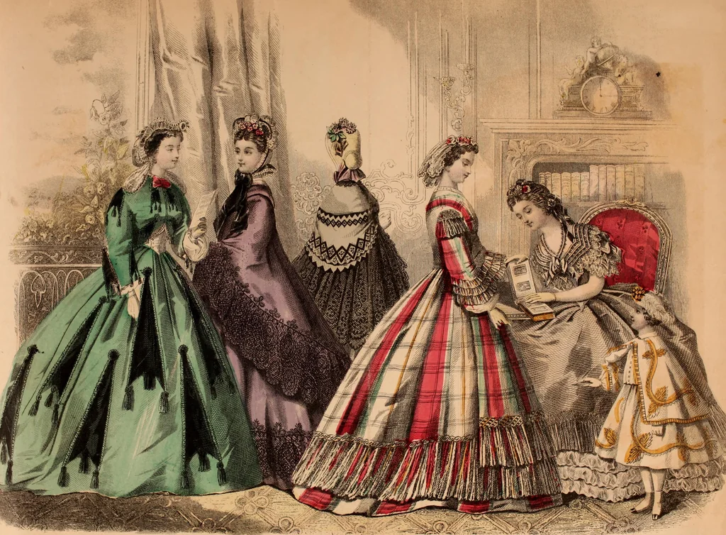 An illustration from Godey's lady's book 1864 Jan -June; Jul - Dec, 1864, leaf 399