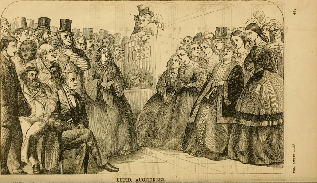 An illustration from Godey's lady's book 1864 Jan -June; Jul - Dec, 1864, leaf 403