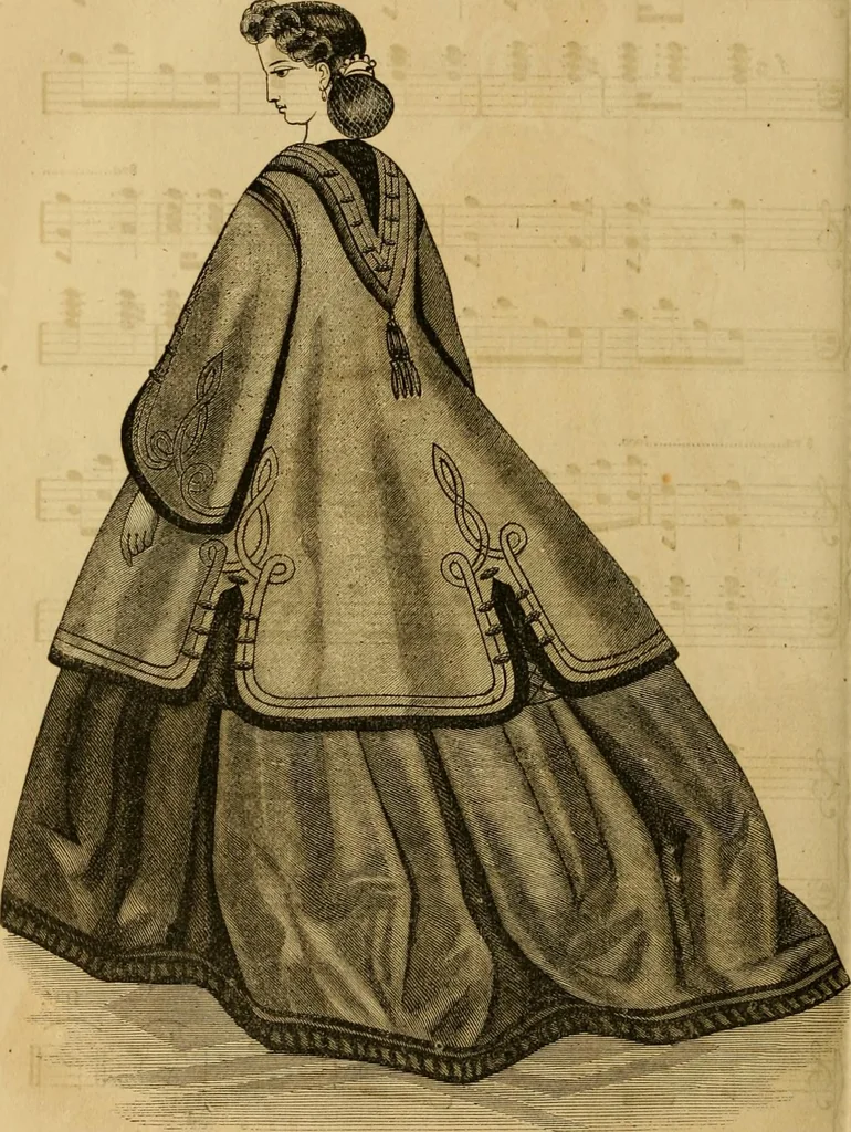 An illustration from Godey's lady's book 1864 Jan -June; Jul - Dec, 1864, leaf 406