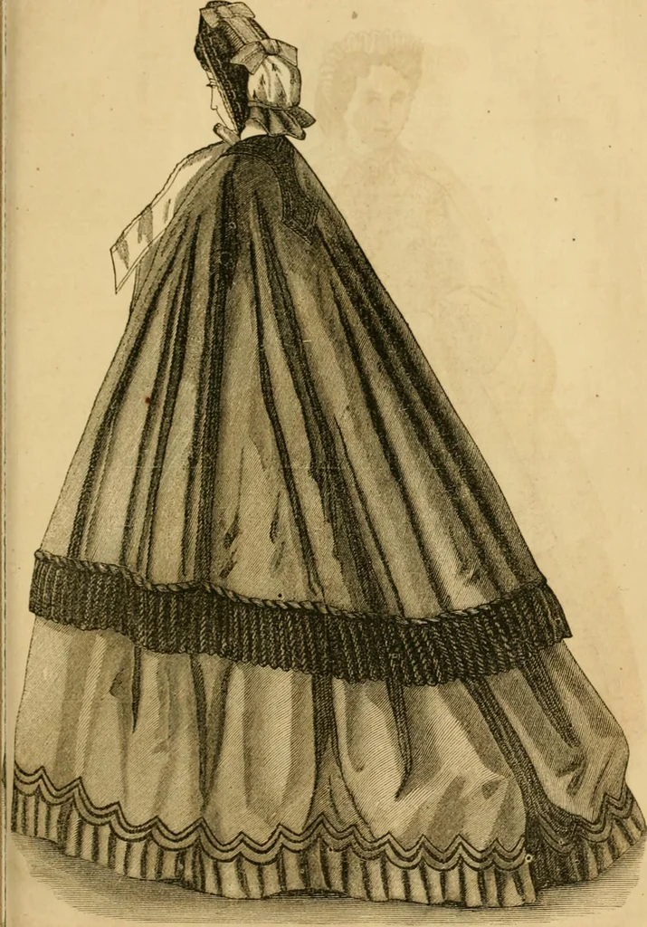 An illustration from Godey's lady's book 1864 Jan -June; Jul - Dec, 1864, leaf 407