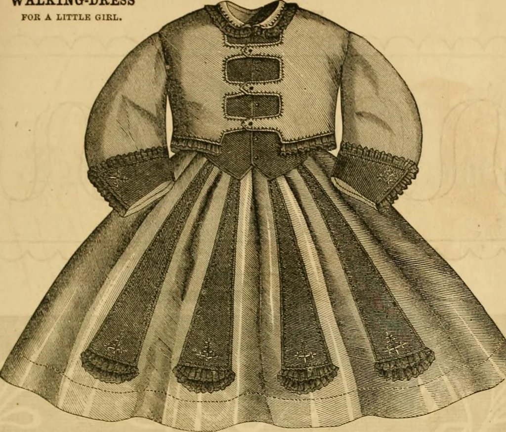 An illustration from Godey's lady's book 1864 Jan -June; Jul - Dec, 1864, leaf 413