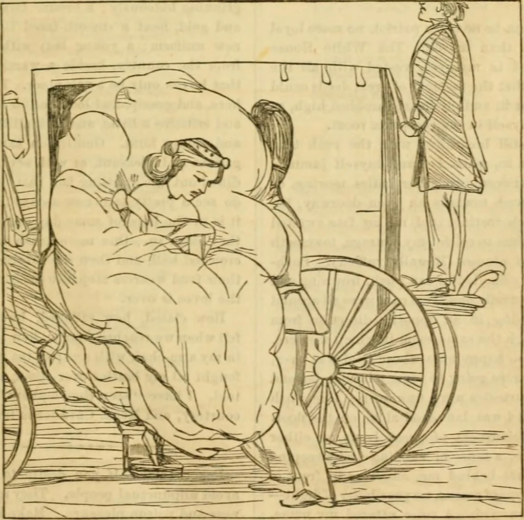 An illustration from Godey's lady's book 1864 Jan -June; Jul - Dec, 1864, leaf 43