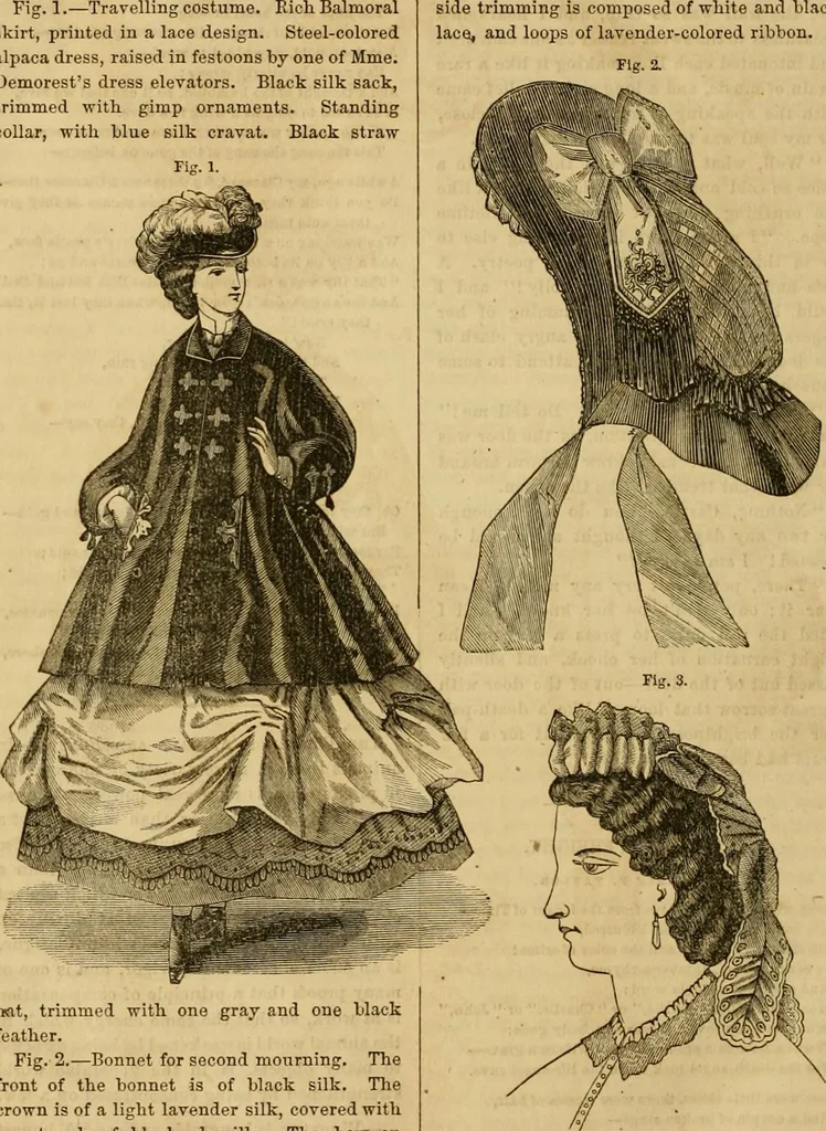An illustration from Godey's lady's book 1864 Jan -June; Jul - Dec, 1864, leaf 460