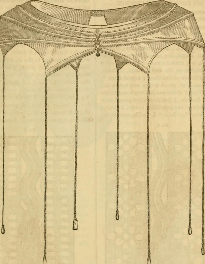 An illustration from Godey's lady's book 1864 Jan -June; Jul - Dec, 1864, leaf 465